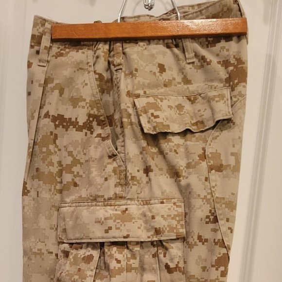 USMC Surplus Desert MARPAT Trousers & BDU Shirt medium small - Picture 9 of 16